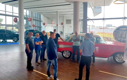 לקראת "שבוע אזור התעסוקה": צוות אגף התפעול בעיריית לוד סייר באזור התעסוקה הצפוני בעיר