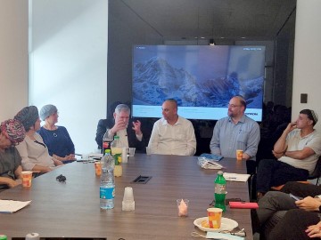 הנהלת החמ"ד ביקרה בלוד וחיזקה את אנשי החינוך והתושבים