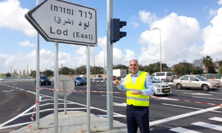 נחנך צומת "לוד מזרח" המחבר את 'גני יער' ו'גני איילון' למרכז העיר ולכביש 40