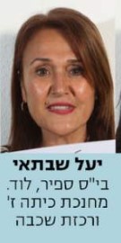 המחנכת יעל שבתאי מבית ספר 'ספיר' בלוד העפילה לגמר על התואר "המורה של המדינה"