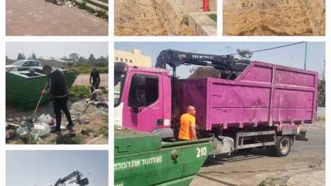 פסח נקי בלוד: העירייה בהיערכות מוגברת סביב השעון לקראת החג