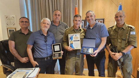 עמד לצדה של לוד ותושביה ב-655 ימי המלחמה: הוקרה למפקד נפת ירקון בפיקוד העורף