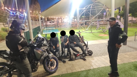 שומרים בלילות: אכיפה ותגבור המשילות והבטיחות בפארקים בלוד