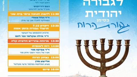 זאת השנה ה-5: כנס לוד לגבורה יהודית של מרכז סיור ולימוד 'בשבילוד'