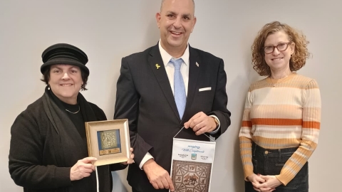 יאיר רביבו נפגש עם בכירי הפדרציה היהודית בממפיס לחיבור בין לוד לארצות הברית