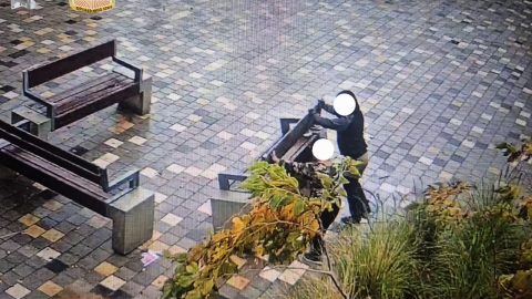 מצלמות העירייה תיעדו: נערים השחיתו ריהוט גן בפארק משחקים בלוד - ההורים ישלמו על הנזקים