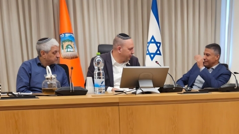 לקראת אכלוס הקמפוס החדש: הנהלת בנק מזרחי-טפחות נפגשה עם הנהלת עיריית לוד