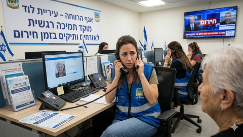 האגף לשילוב חברתי בעיריית לוד קורא לאזרחים הוותיקים: חייגו אלינו לקבלת מענה רגשי ופיזי גם במלחמה 