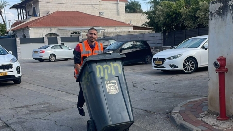 אגף התברואה בעיריית לוד נערך לפסח: כ-6,000 טון אשפה יפונו מרחבי העיר עד החג בחודש ימים 