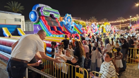 מתנפחים, הופעות ופעלולי אש: הצלחה מסחררת למתחם הילדים והמשפחות בחגיגות 'יום העצמאות ה-78' בלוד