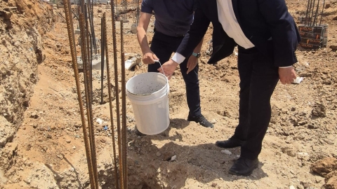 לוד ממשיכה לבנות עתיד לחינוך: אבן פינה הונחה להקמת בית ספר חדש בשכונת נופי בן שמן