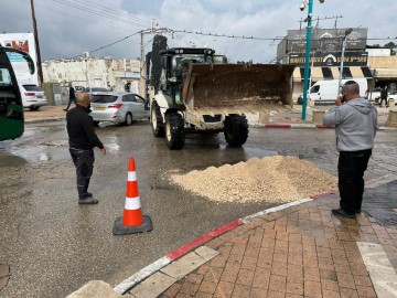 שיא היסטורי בכמויות הגשמים: צוותי עיריית לוד פעלו במתכונת חירום לטפל בפגעי מזג האוויר
