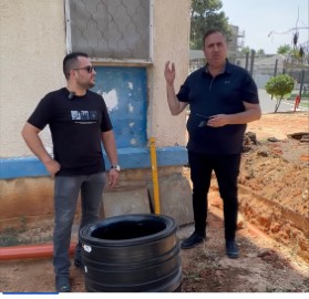 בשיתוף פעולה עם חברת עמידר, הוחלפה תשתית הביוב ברח' שלמה המלך