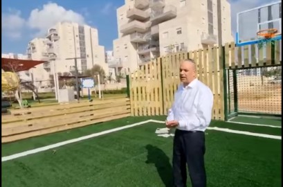 מגרש מיני פיץ' חדש בגני איילון יעשיר את פעילות הספורט והפנאי לתושבים